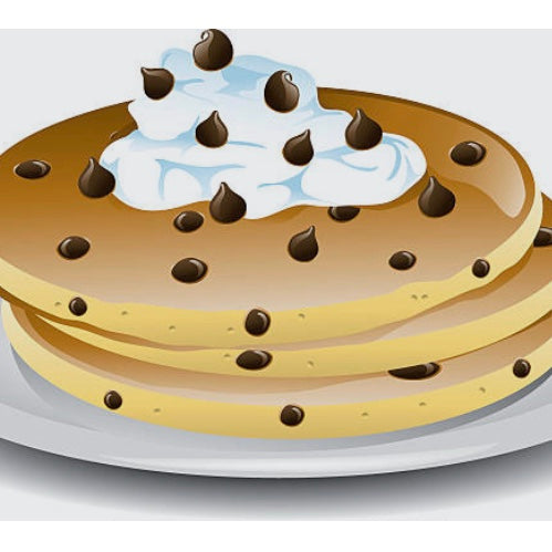 No-bake Chocolate Chip Pancake Cookies