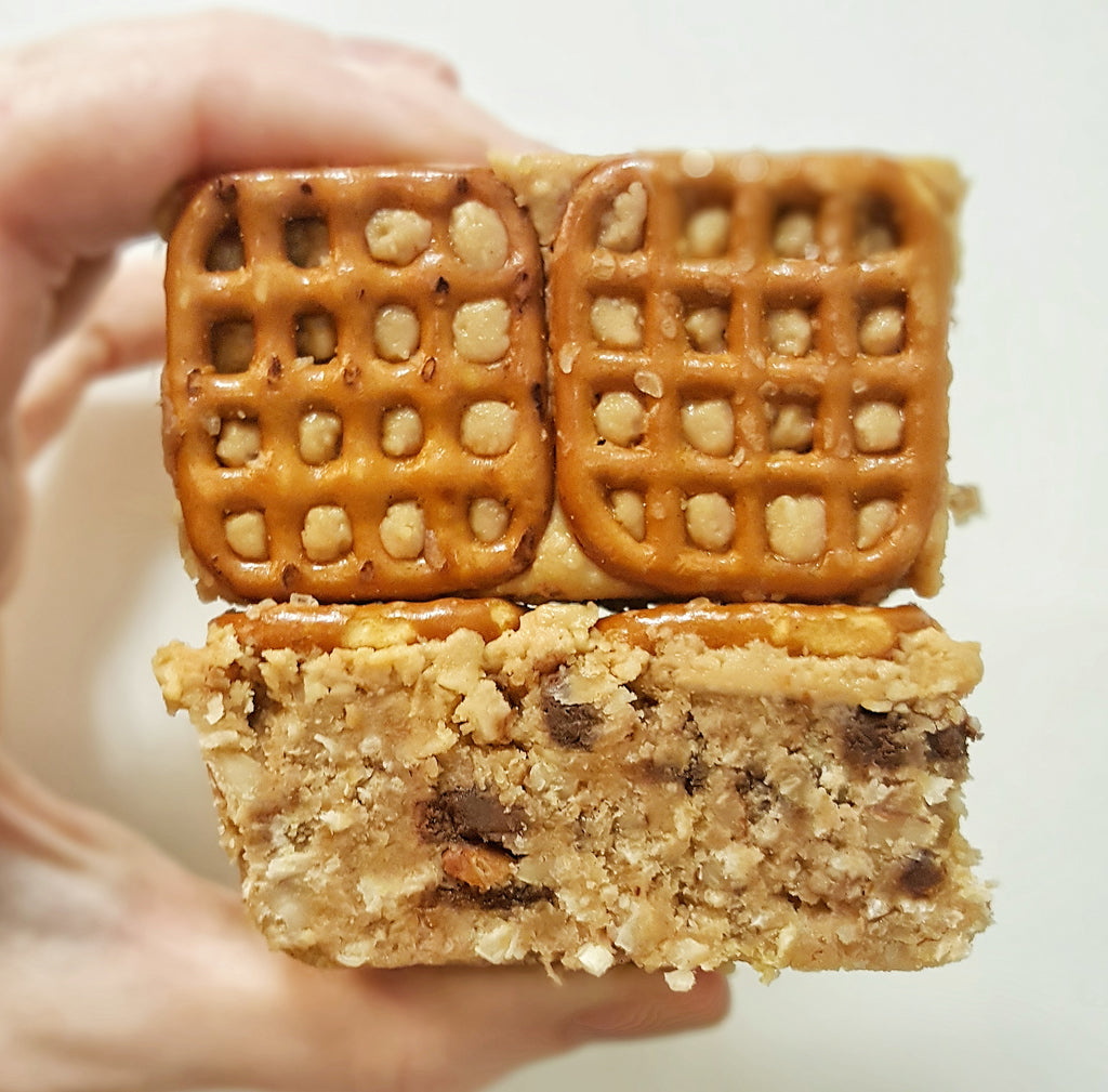 Game Day PB & Pretzel Protein Bars