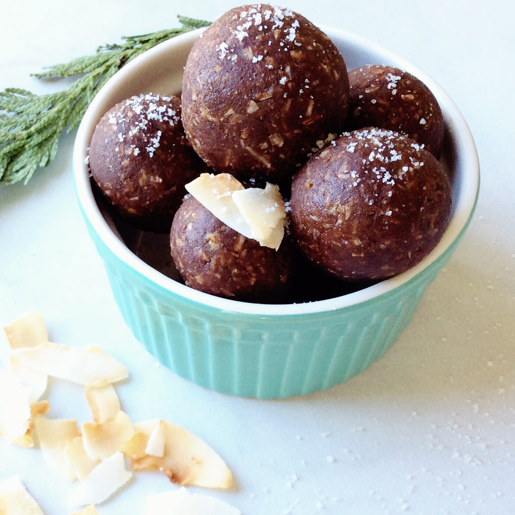 Salted Caramel Chocolate Bliss Balls