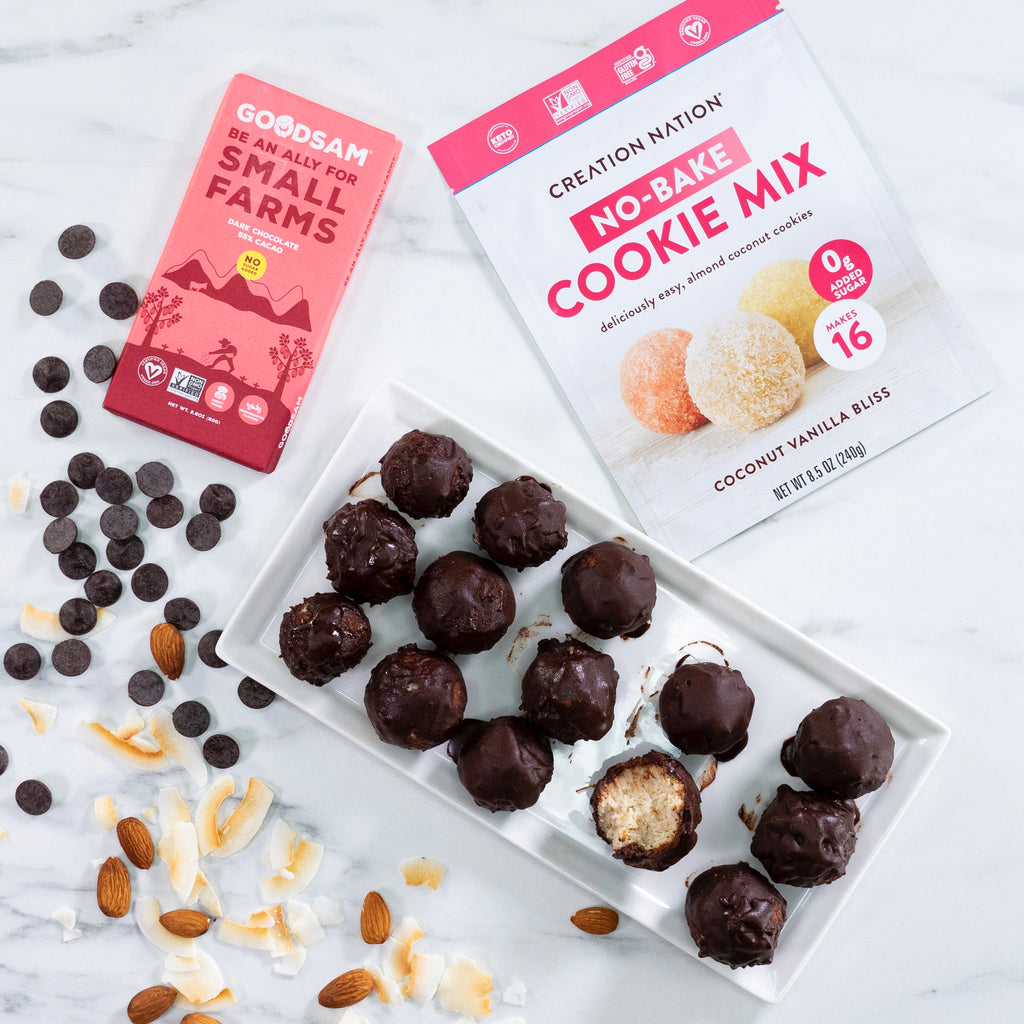 No-bake Almond Joy Keto Cookies