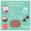 No-bake Mint Chip Keto Cookies