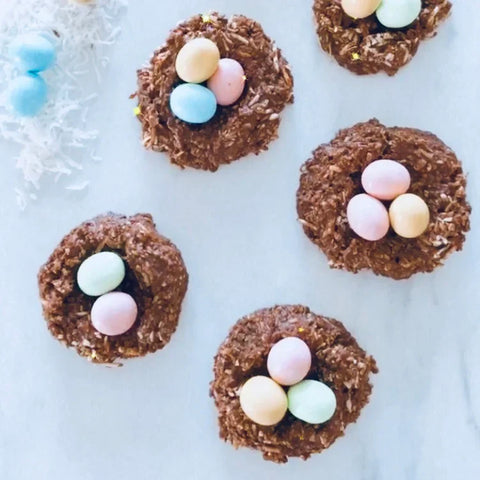 No Bake Bird's Nest Cookies