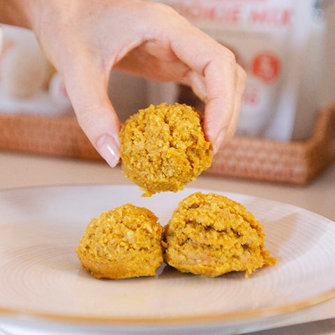 No-bake Golden Latte Cookies