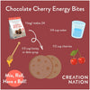 No bake Chocolate Cherry Energy Bite Truffles