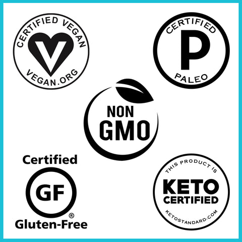 We're officially CERTIFIED Paleo, Keto, and Vegan!