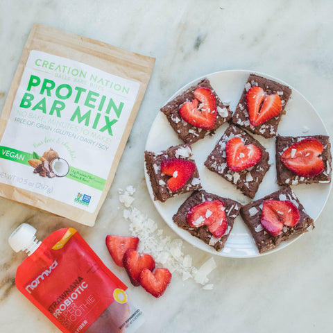 Vegan Probiotic Protein Bars with Nomva + Creation Nation!