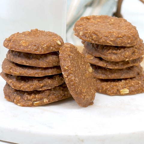 No bake Salted Caramel Cookies