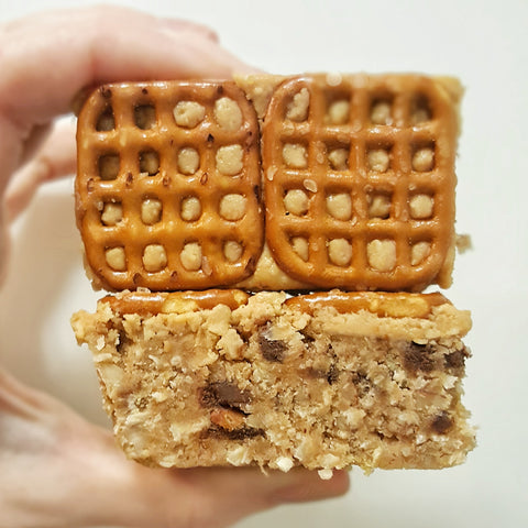 Game Day PB & Pretzel Protein Bars