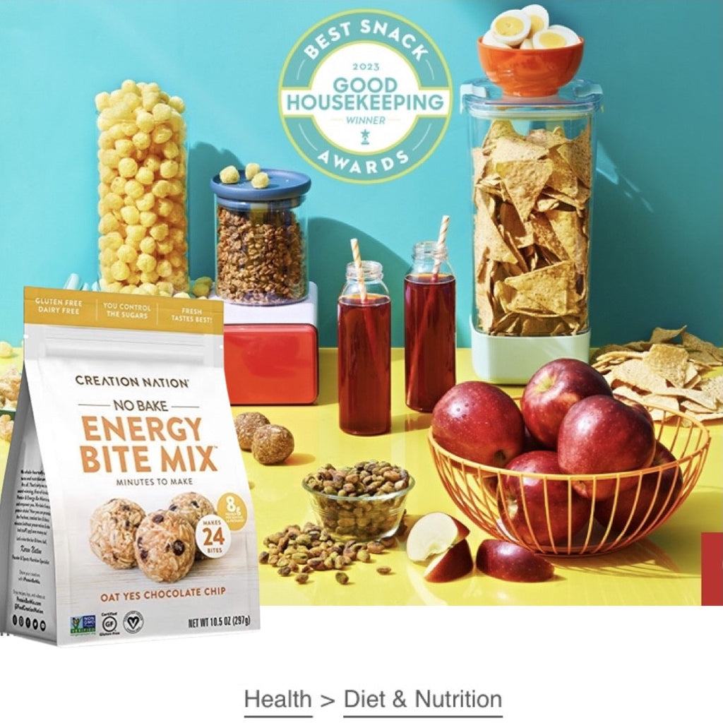 Creation Nation Wins Good Housekeeping Best Snack Award