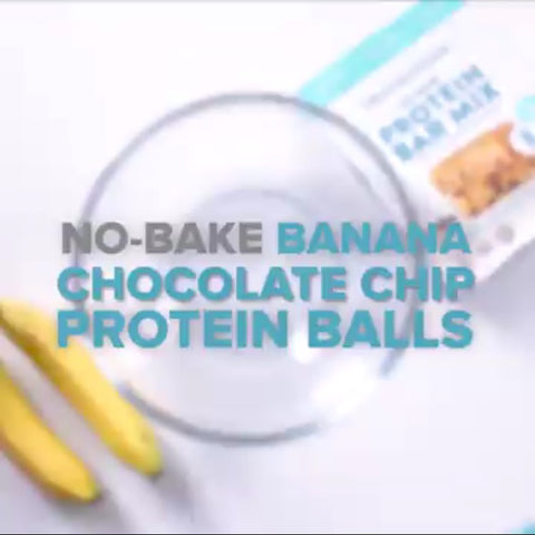 Banana Chocolate Chip Protein Balls (Recipe Video)