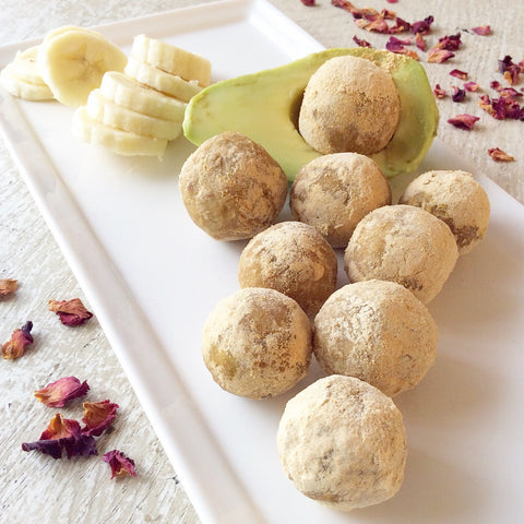 ABC Avocado Banana Chocolate Protein Balls