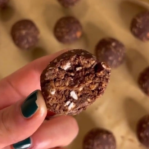 No-Bake Rocky Road Protein Balls