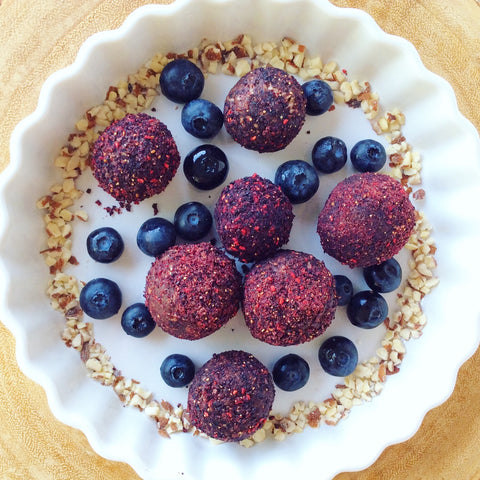 Paleo Blueberry Bliss Balls