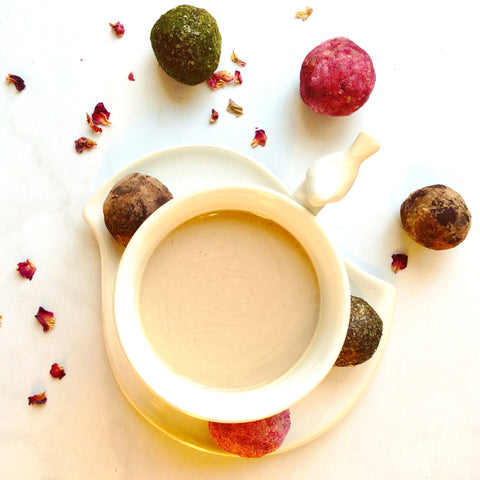 Bergamot Bliss Balls + Earl Grey Tea Bites