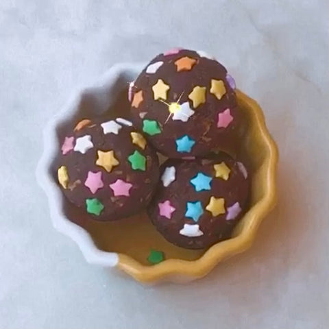 Back to School Star Protein Balls
