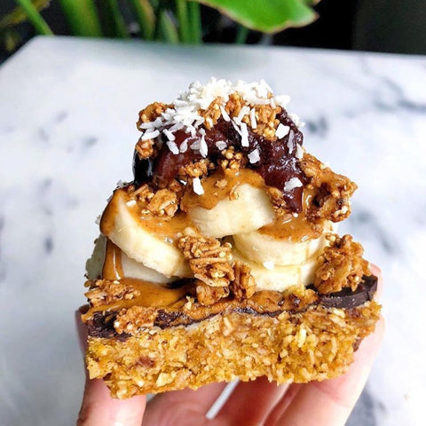 No-bake Dark Chocolate Sweet Potato Snack Bars