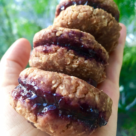 PB&J Protein Footballs!