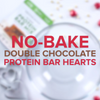 Chocolate Protein Bar Hearts