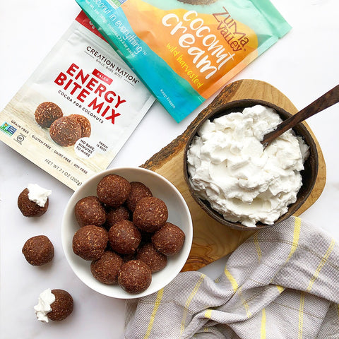 Keto Coconut Fat Balls | Keto Paleo Vegan