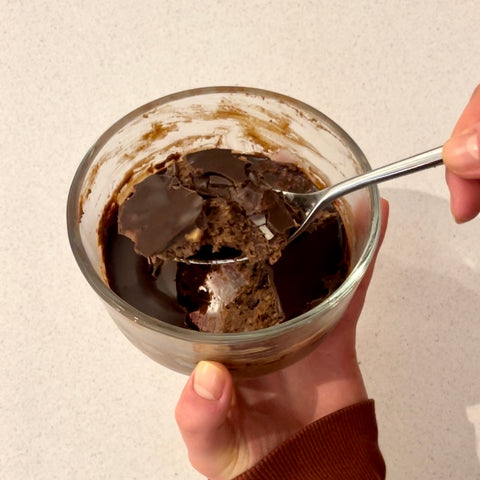 Magic Shell Hot Cocoa Protein Bowl