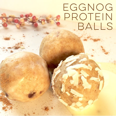 EGGNOG Protein Balls & Smoothie Bowls